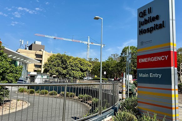 Brisbane woman Yaqin Han was referred to the Princess Alexandra Hospital, but treated at the Queen Elizabeth II Jubilee Hospital (pictured).