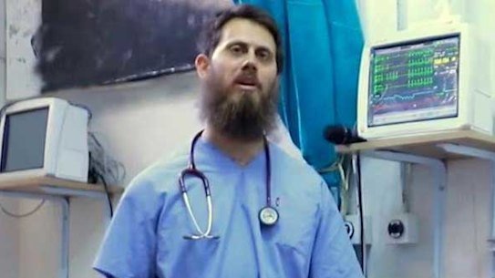 Tareq Kamleh pictured in an ISIS propaganda video.