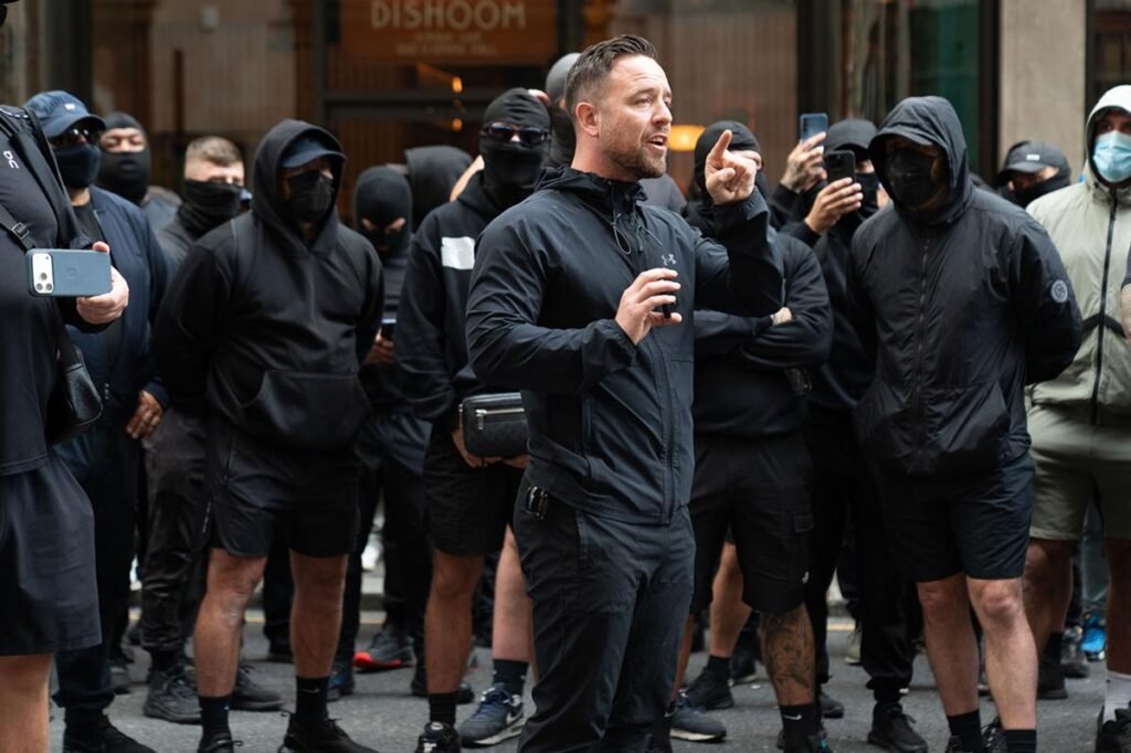 Masked vigilantes are raiding neighborhoods in England because the government has become so spineless