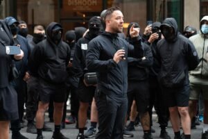 Masked vigilantes are raiding neighborhoods in England because the government has become so spineless