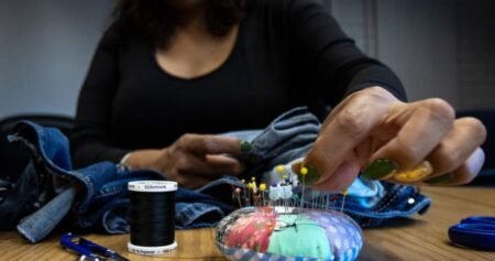 ‘Stitched it back’: Edmonton event where locals mend clothes promotes sustainability ‘Stitched it back’: Edmonton event where locals mend clothes promotes sustainability