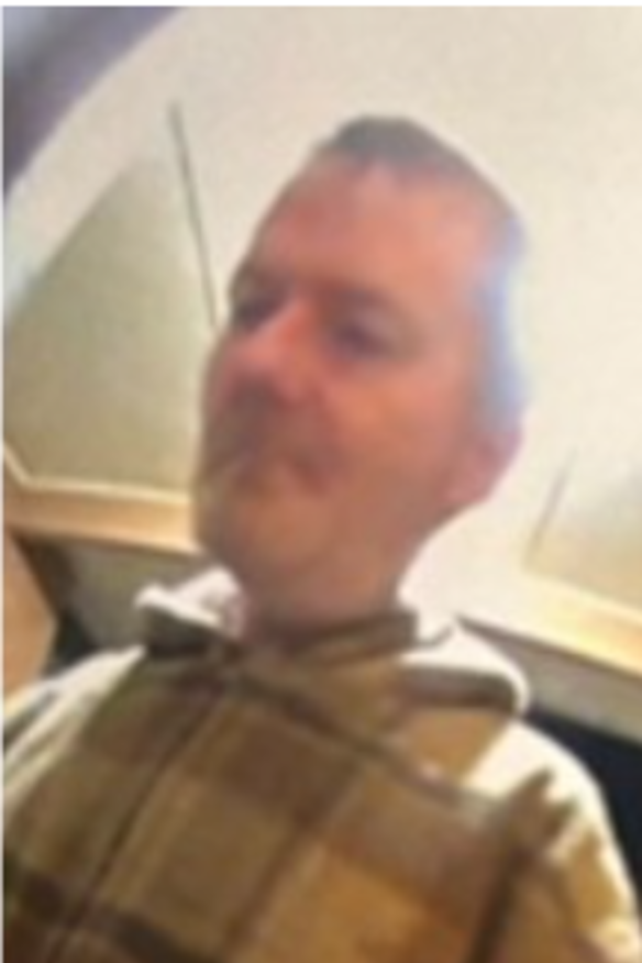 O’Ryan in the jumper he was last seen wearing.