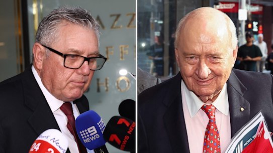 Ray Hadley and Alan Jones.