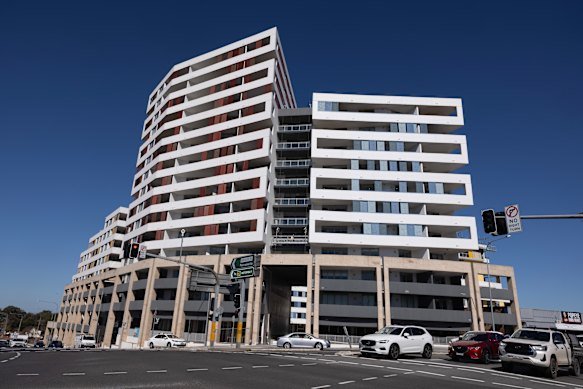 The Baulkham Hills building, formerly known as the Modena.