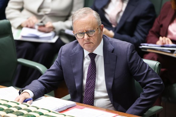 Keeping a lid on his rivals’ staff allocations: Prime Minister Anthony Albanese.