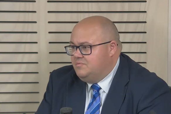 Former independent Strathfield mayor Matthew Blackmore gave evidence before the corruption inquiry.