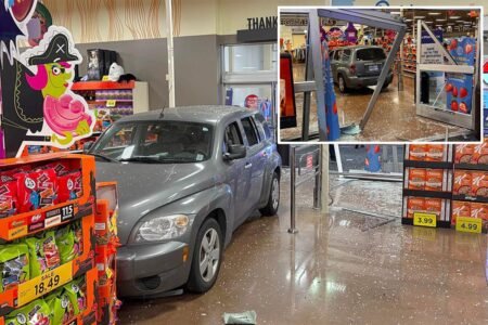 Texas driver arrested after ‘intentionally’ crashing into a closed Kroger to use bathroom: cops
