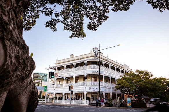 The Regatta Hotel is located in Toowong, where hotels up to 12 storeys could be allowed at pubs. 