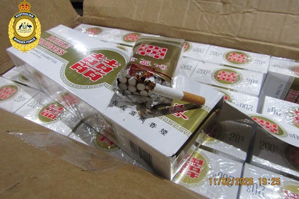 Illicit cigarettes, such as this recent haul of 60 million by the Australian Border Force, are a huge public health and budget issue.
