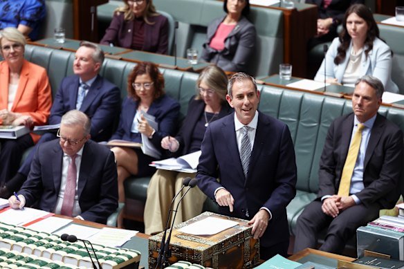 Chalmers said Queensland’s outlook was due to the LNP’s fiscal management.