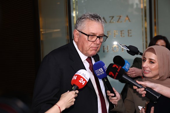 Ray Hadley is a central figure in the case against his former radio colleague Alan Jones.