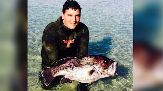 Jay Muscat died after being bitten by a shark while spear fishing in 2014. 
