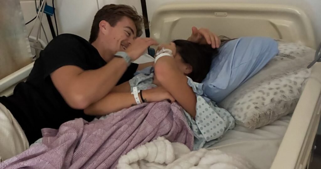 NHL Prospect Austin Roest Shares Photo From Hospital Bed After Girlfriend Diagnosed With Stage 4 Cancer