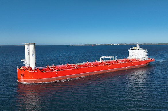 The MV Baltazar was officially named at a ceremony in Fremantle port this week.