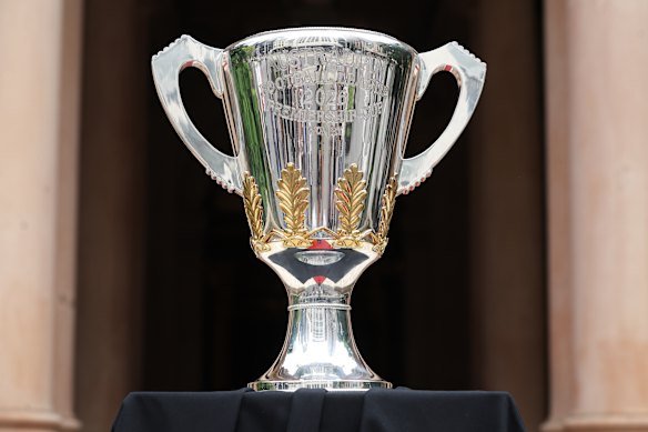 This is what the Fremantle Dockers and the Brisbane Lions will be playing for on Saturday.