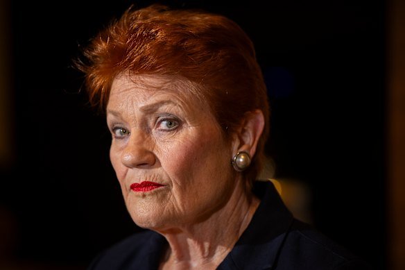 Hanson lashed the government and education system this week over claims they had incited violence against her. 