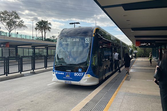 The Brisbane Metro bus system runs on electric/battery power.