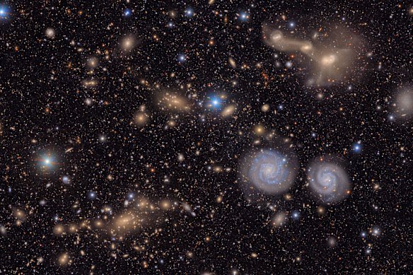 The structure and speed of galaxies don’t make sense unless they contain far more mass and gravity than they appear to.