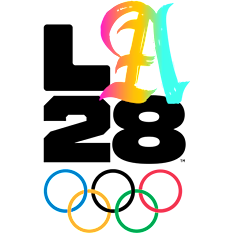 The LA 2028 Olympic Games emblem.