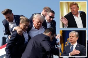 Trump rips ‘dirty cop’ ex-FBI boss Christopher Wray after new revelations about would-be assassin Thomas Crooks