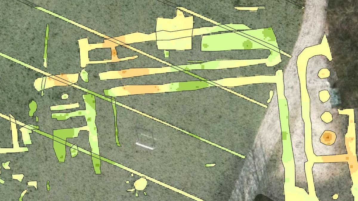 View of radar scan of field