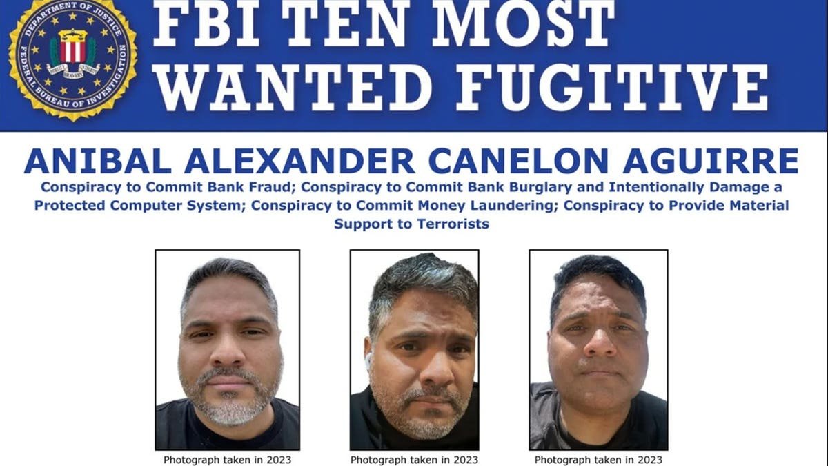 Anibal Alexander Canelon Aguirre's FBI Ten Most Wanted profile