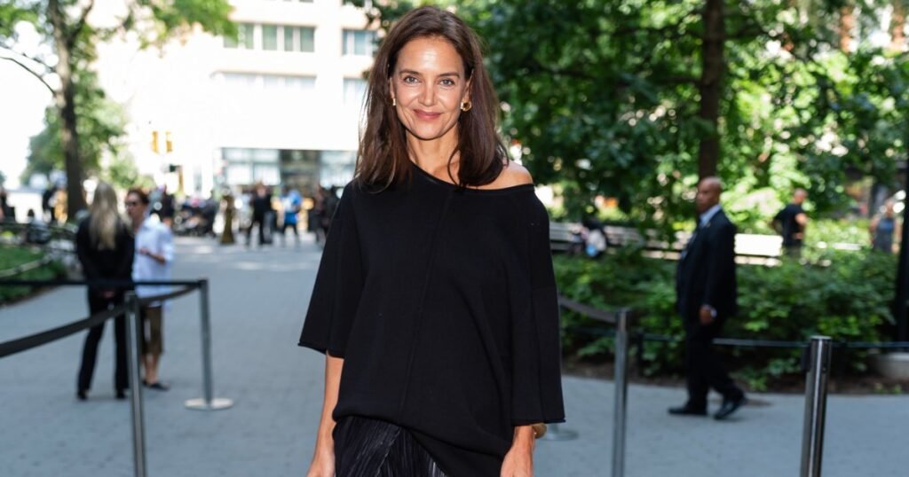 Katie Holmes’ Cozy ‘Sock’ Boots Are Like Sweaters for Your Feet — Get the Look on Amazon