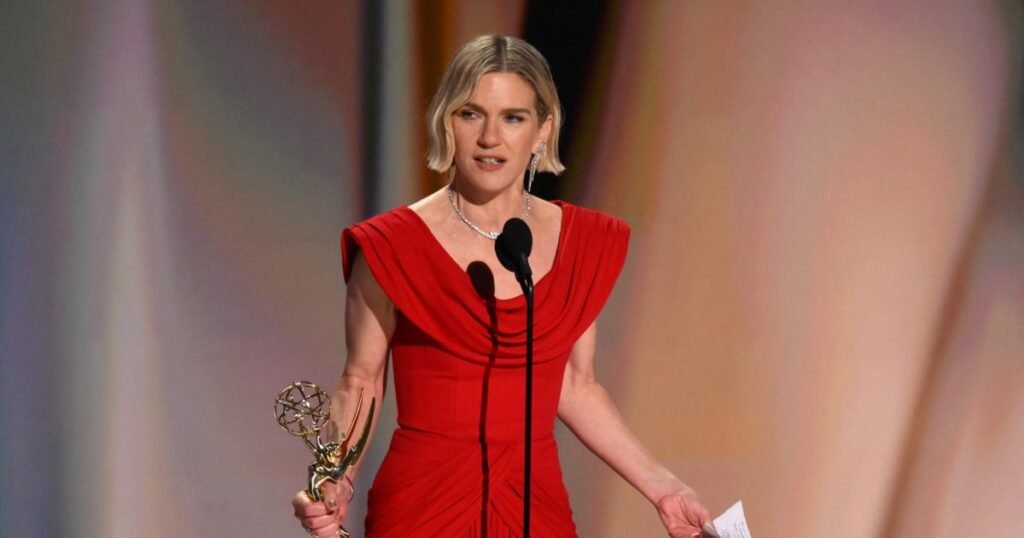 Rhea Seehorn Wins Outstanding Lead Actress in a Drama Series at the 2026 Emmy Awards Rhea Seehorn Wins Outstanding Lead Actress in a Drama Series at the 2026 Emmy Awards
