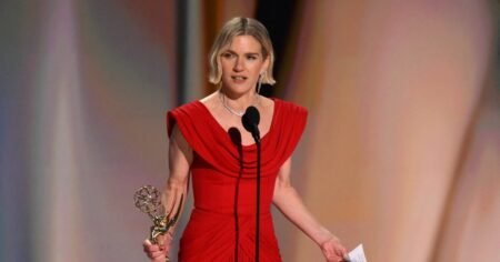 Rhea Seehorn Wins Outstanding Lead Actress in a Drama Series at the 2026 Emmy Awards Rhea Seehorn Wins Outstanding Lead Actress in a Drama Series at the 2026 Emmy Awards