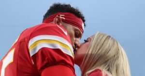 Patrick Mahomes and Wife Brittany Pack on the PDA Ahead of Chiefs ‘SNF’ Game Against Colts
