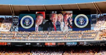 President Donald Trump Loudly Booed After Introduction at Tennessee vs. Texas Football Game