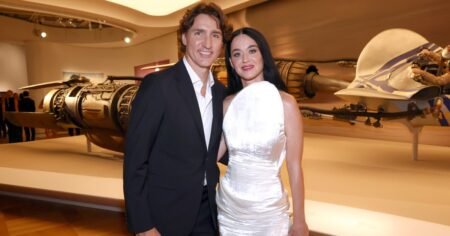 Katy Perry and Justin Trudeau Are All Loved-Up at Lucas Museum of Narrative Art Opening 