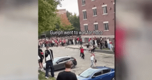 Thousands attend unruly Guelph homecoming street party as police investigate injuries, damage