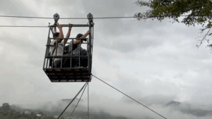 Rescuers use ziplines to transport trapped citizens after devastating Nepal floods decimate country’s bridges Rescuers use ziplines to transport trapped citizens after devastating Nepal floods decimate country’s bridges