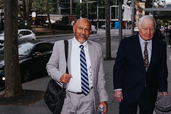 Private investigator Shane De Kauwe outside the ICAC on Tuesday.
