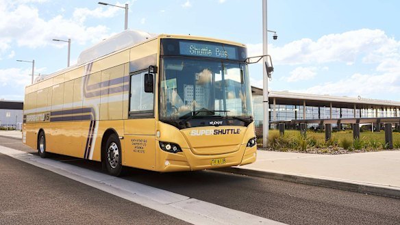 Super Shuttle will operate electric buses on the direct routes to and from Western Sydney International Airport.