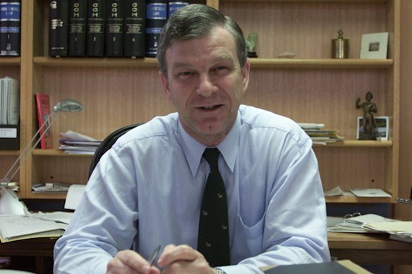 Alan Boulton, pictured here in 2004, pleaded guilty to possessing child abuse material.