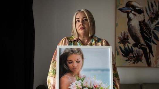 Kylie Bailey, whose daughter Caitlin Thornton died at the age of 21 in 2023, campaigned for changes to the law to stop alleged domestic violence abusers being named next of kin.   
