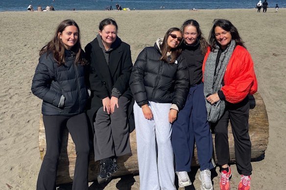 Madeleine Grummet and her four daughters, aged 17 to 25, believes even though the pathway out of home has “virtually collapsed” since she was their age, adult children should leave home by the age of about 24.