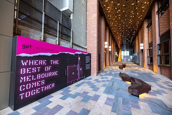 The site of the new Melbourne Meta office.
