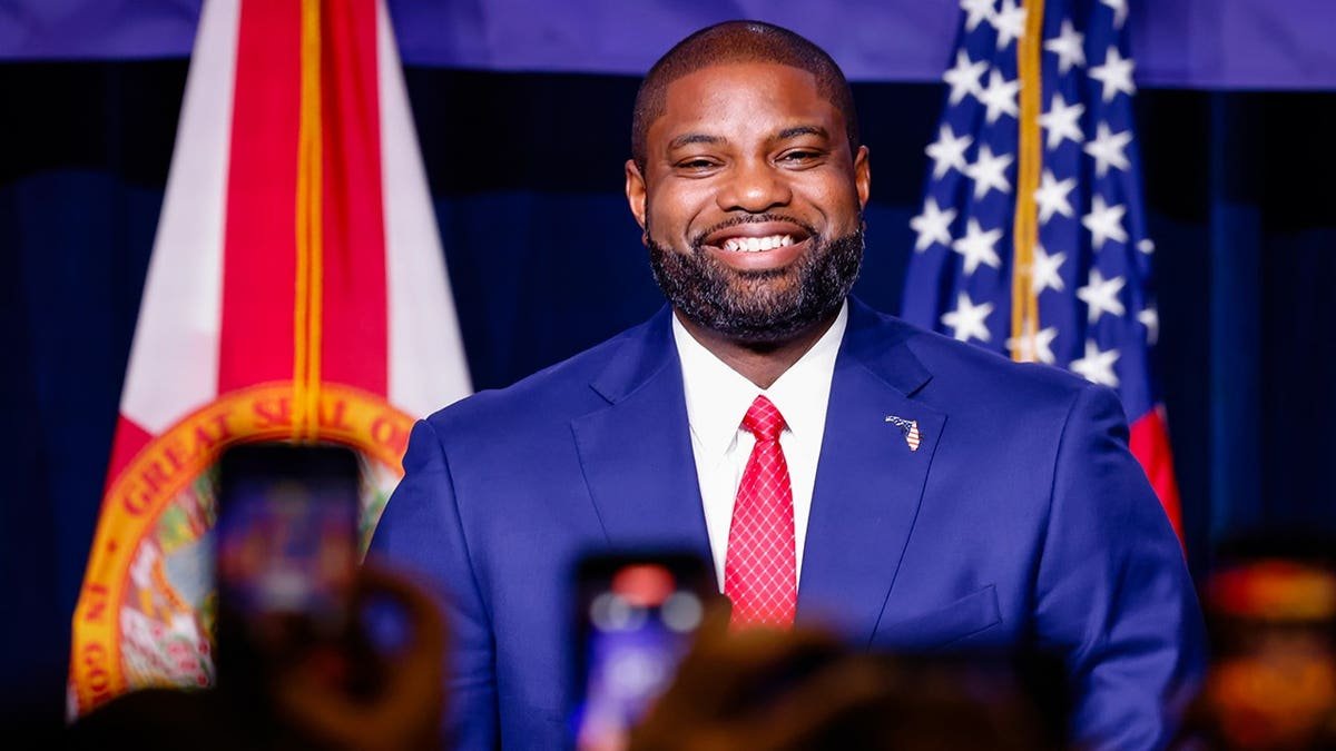 Rep. Byron Donalds at a primary election night event in Orlando, Florida.