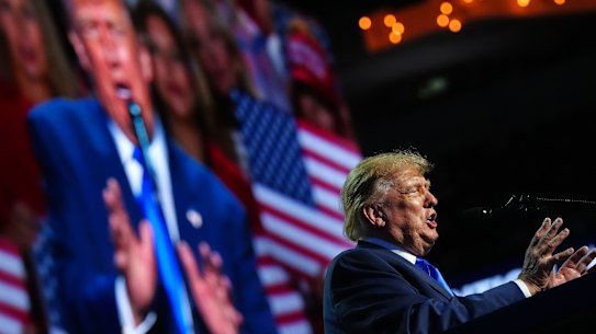 Donald Trump made a $US1.3 trillion unfunded promise to give all Americans $US5000 cheques in a move that would swell the deficit and add to inflation.
