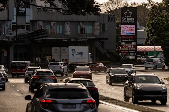 Transport for NSW says it only discovered planned changes to Mona Vale Road when it looked at material on developer Iris Capital’s website.