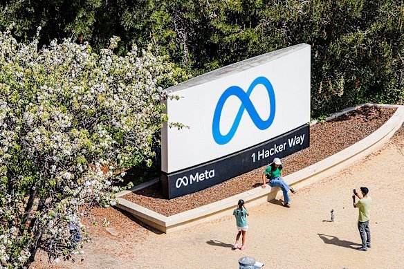 Meta’s California headquarters is demarcated by a large sign, but its Melbourne digs will be incognito. 