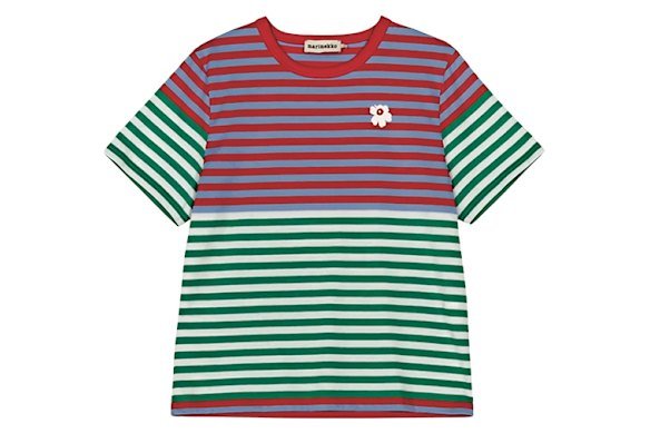 Marimekko Tasaraita Unikko “Kioski” T-shirt.