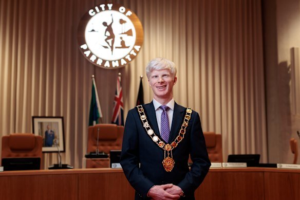Parramatta lord mayor Cameron Maclean.