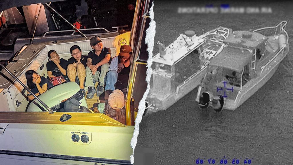 SEE IT: Chinese nationals intercepted in ‘extremely dangerous’ infiltration attempt near Florida coast SEE IT: Chinese nationals intercepted in ‘extremely dangerous’ infiltration attempt near Florida coast
