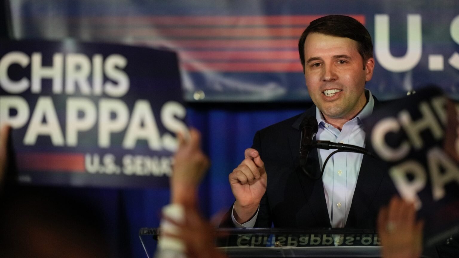 Establishment Dem defeats socialist challenger in crucial battleground Senate primary Establishment Dem defeats socialist challenger in crucial battleground Senate primary