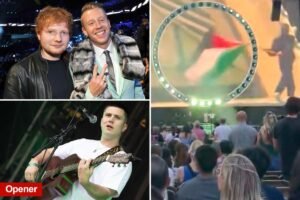 Ed Sheeran opener Aaron Rowe ditches tour and rails against ‘Israeli genocide’ after Macklemore fiasco