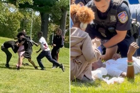 Disturbing video captures bloody Westchester college campus stabbing with 3 students injured Disturbing video captures bloody Westchester college campus stabbing with 3 students injured